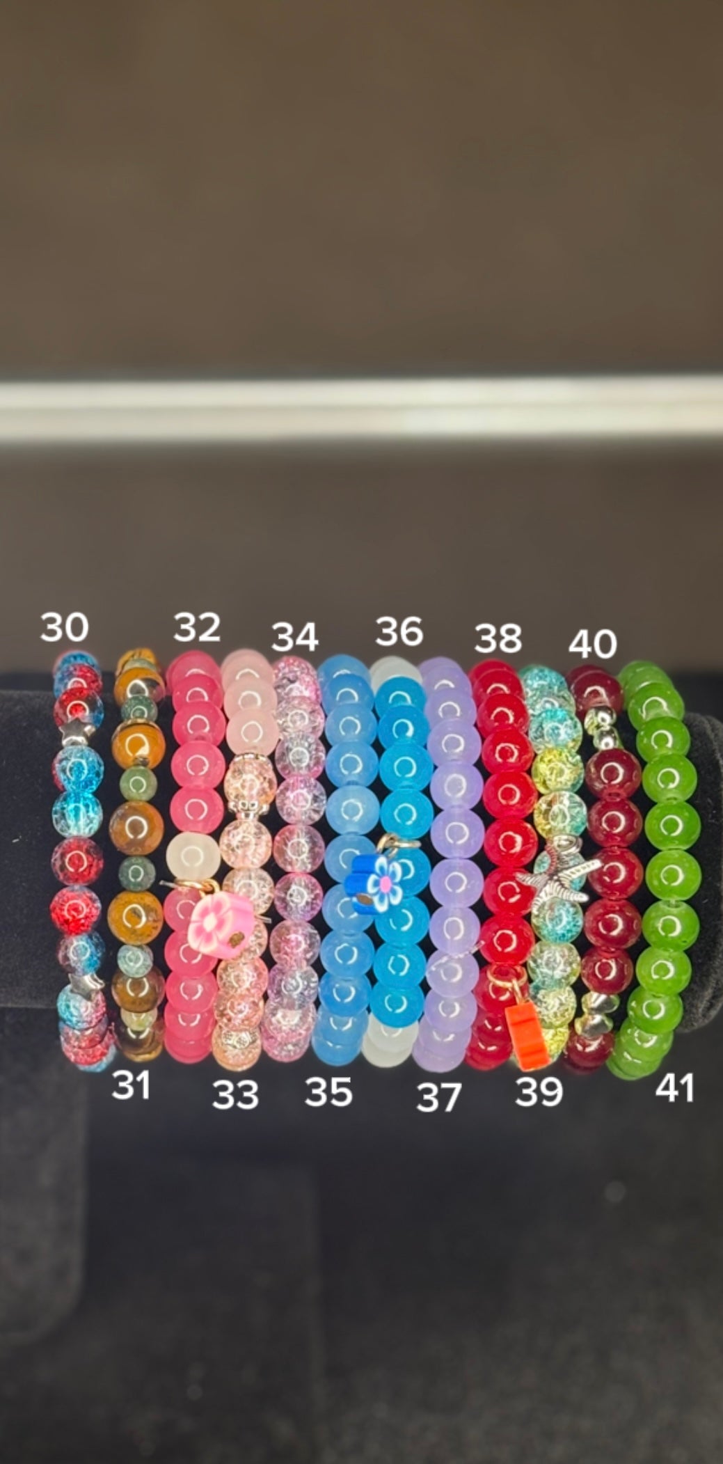 Freestyle Glass Bead Bracelets