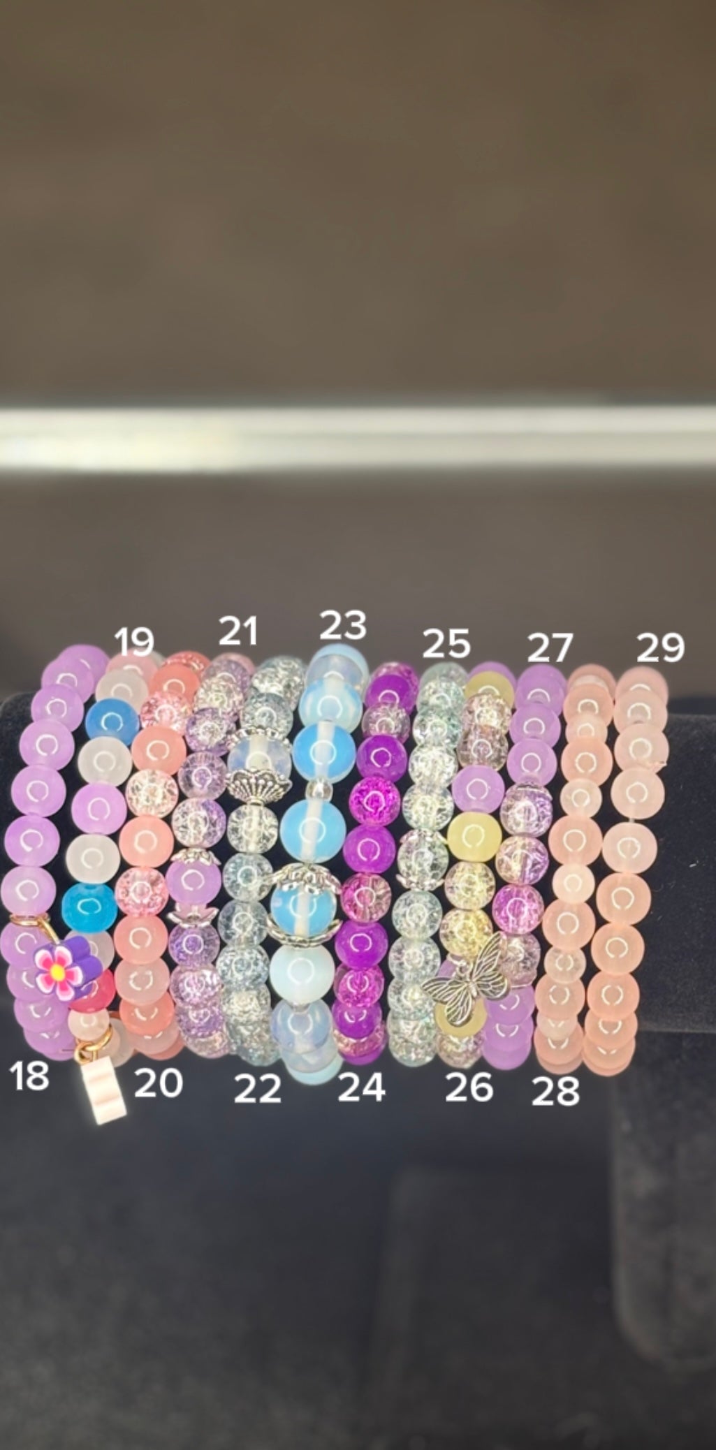 Freestyle Glass Bead Bracelets