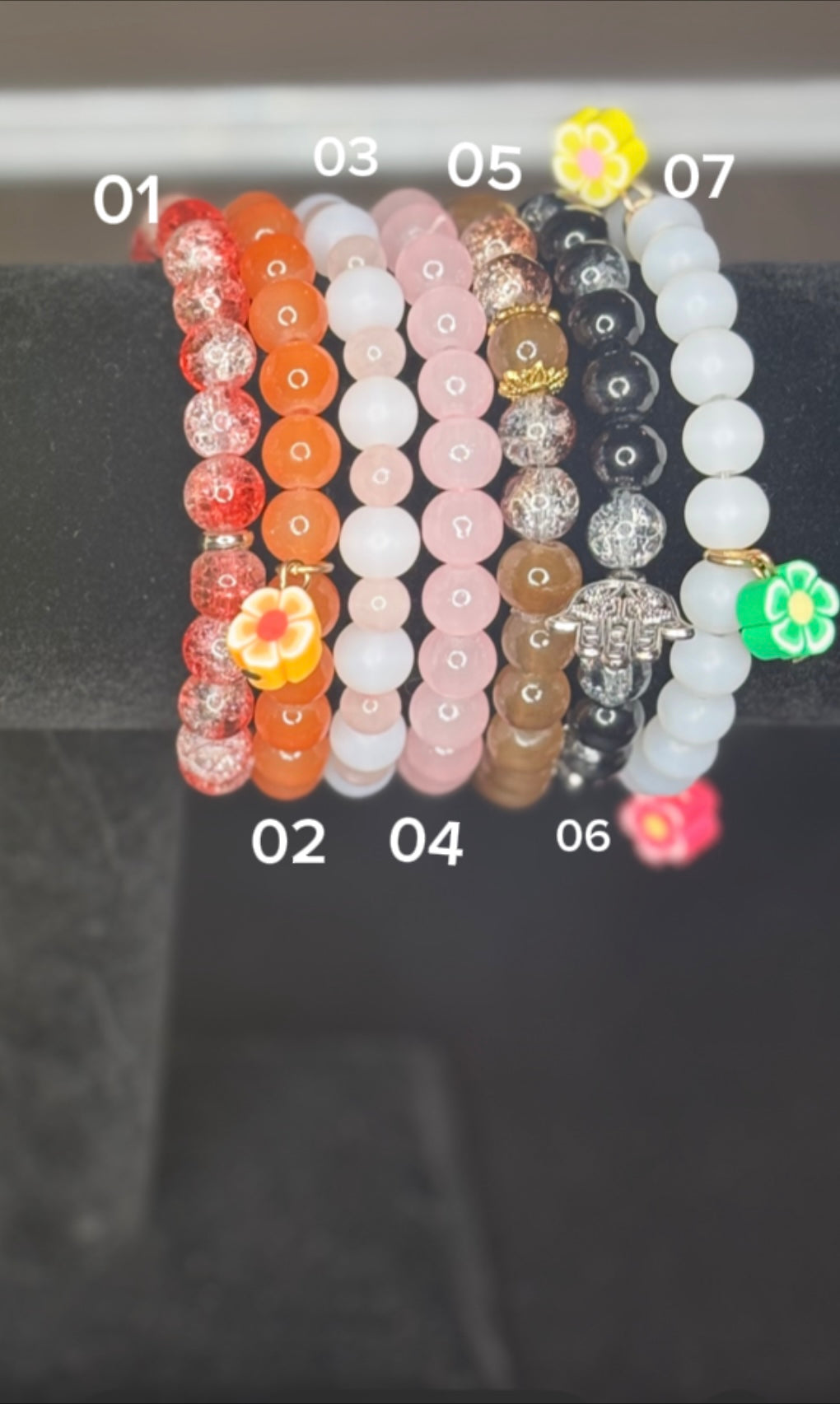 Freestyle Glass Bead Bracelets